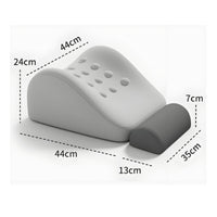 2 Pieces Reclining Wedge Pillow Set Contoured for Reading