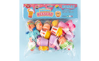 24 Pieces Stress-Relief Food Squishy Toy Squeezable Slow-Rising Squishy Toy Soft Slow-Rising Squishies Cute for Children, Party Favors, Classroom Rewards, Gift Bags