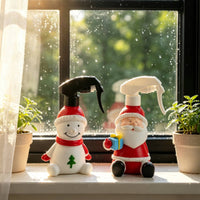 Holiday Figurine Sprayer Rounded Character Design House Accent Compact