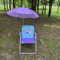 Foldable Children's Beach Chair with Umbrella