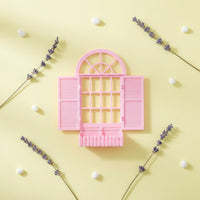 Dollhouse Window Flower Box Photography Prop Hobby Supply for Collectors