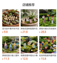 Luminous Frog Miniature Landscape Ornament Resin Craft