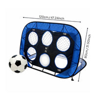 Foldable Soccer Practice Net Detachable Foldable Football Fast Setup Setup for Kids
