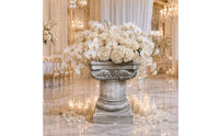 Roman Column Pedestal Weathered Garden Column Stand Classical Pillar Stand for Gardens, Photo Backdrops