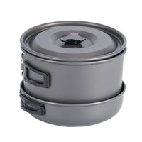 Selpa Outdoor Camping Cookware Set DS-500, 5-6 Person, Non-Stick