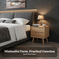 Bedside Drawer Unit Nordic Design Nightstand Easy Assembly for Dorm Room