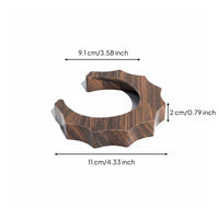Heat Resistant E61 Group Head Insulation Collar Polished Finish Walnut Wood Brew Head Collar Wooden Anti-Scald Collar for Coffee Enthusiasts, Baristas, Home Kitchen