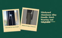 Aluminum handle, easy install