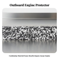 Anti-Collision EVA Engine Cowling Cover Shock Absorbing Outboard Engine Cover Scratch Protection Outboard Engine Guard Tear-Resistant for Boaters, Fishermen, Mariners, Docking, Marinas, Marina, Fishing Trips