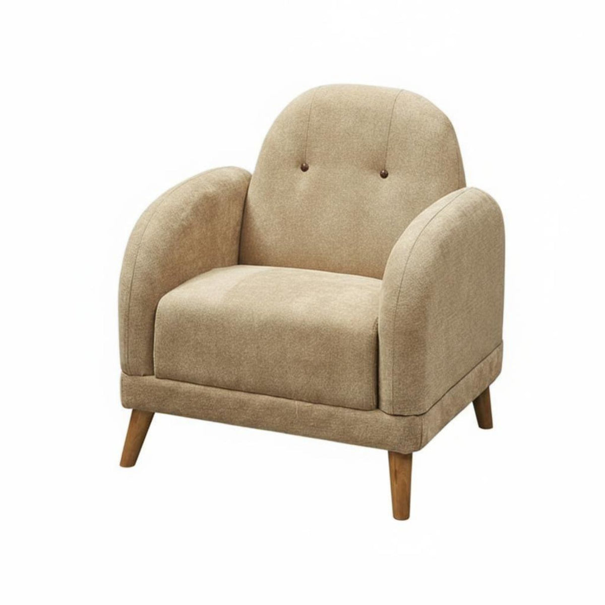 Upholstered Loveseat Simple Design Upholstered Two-Seater Modern Artistic Comfortable for Business Owners, Lounge Area, Lobby