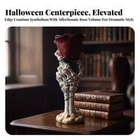 Halloween Candle Holder with Bloom