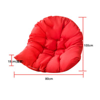 Basket Swing Seat Cushion Easy to Clean Single Swing Chair Cushion Thick Padding