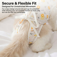 Recovery Suit for Cats, Full Coverage Post Surgery Cat Suit with Legs to Stop Licking, Breathable Cat Suit for Daily Use and Overgrooming Needs