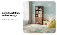 Space-Saving Design Tall Cabinet with Exposed Shelves and Drawers Versatile Multi-Tier Shelf with Drawers Modern Aesthetic Bookcase Easy to Assemble for Apartment Dwellers, Homeowners, Office Workers, Bedroom, Study Room