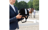 Shock-Resistant-Resistant Adjustable Riding Helmet Breathable Horse Riding Helmet Lightweight Equestrian Safety Set Padded Chin Strap for Children, Women, Beginners, Competition, Training, Lessons