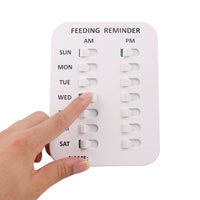 Pet Feeding Record Sign - Daily Activity Memory Board