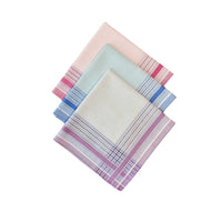 29cm Cotton Jacquard Handkerchief Set of 9