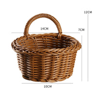 Kitchen Hanging Storage Basket Easy to Clean for Balcony, Bathroom