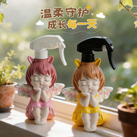 创意天使娃娃喷壶少女心浇花喷雾瓶家用园艺多肉浇水消毒分装瓶