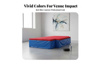 High Jump Landing Mat Tear-Resistant Backward Flop Flop Mat Zippered Cover Pole Jump Landing Landing Area for Athletes, Students, Gymnasium