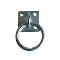Stall Door Loop Square Plate Barn Door Handle Easy to Install for Gate