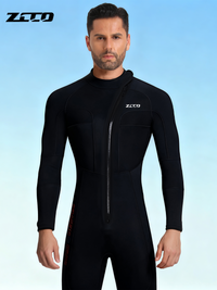 ZCCO 5MM潜水服男士保暖防寒连体湿衣女冲浪服防晒长袖水母衣