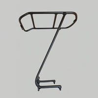 Stable Folding Bike Front Rack Bag-Compatible Front Rack with Support Arm Sturdy Solid for City Riders