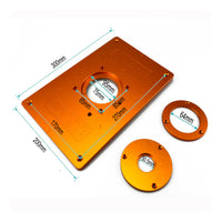 Router Table Insert Plate DIY Modification Router Insert Plate Centering Hole