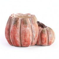 Pumpkin Planter Festive Pumpkin-Shaped Plant Pot Charming Container for Balcony