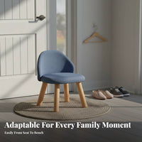 Upholstered Toddler Chair Lightweight children's Seat Portable for Living Room