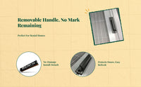 Matte black aluminum handle