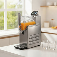 Single-Touch Smoothie Maker with Drain Tray Tray Easy-Clean Ice with Touchscreen Large Capacity Countertop Slush Machine Portable for Home Bartenders, Kitchen