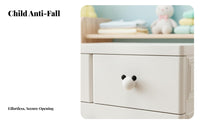5-Tier Plastic storage cabinet Large Capacity Chest of Drawers Multi-Purpose for Parents