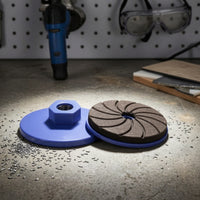 Grinding Disc with M14 Thread Curved 3 Inch Grinding Wheel Flat Sanding Discs for Tile Installers, Masons, Edge Finishing, Deburring, Renovation