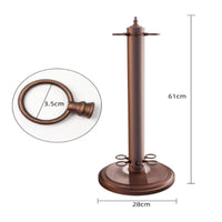6-Hole Cue Rack Organized Display Metal Billiard Cue Stand Easy to Reach