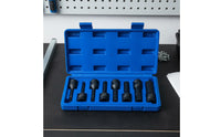 8 Pieces CrMo-Molybdenum Steel Allen Socket Set High-Power 1/2 Inch Drive Allen Socket Set Power Tool Accessory Long-Lasting