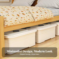 Rolling Underbed Drawer with casters Rolling Flat container particleresistant for Under Bed