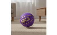 Quiet Indoor Basketball Exceptional Resilience Quiet Basketball Soft-Feel PU Foam Ball for Home