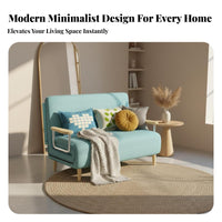 Pull-expandable Sofa Bed Multi-Functional Armless Pull-expandable Sofa Bed Foldable Easy Assembly for Students