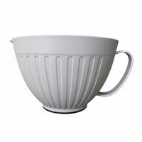 Egg Beating Bowl with Spout Heat Resistant Spouted Mixing Bowl Easy to Clean Kitchenware for Salad Making