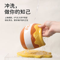 它适蜜罐打翻了仓鼠陶瓷窝金丝熊躲避屋食盆水壶睡窝夏季降温造景