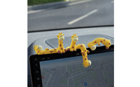 4 Pieces Giraffe Car Ornament Cute Giraffe Dashboard Decoration Playful Dashboard Ornament for Drivers, Animal Lovers