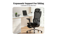 Ergonomic Mesh Chair Support Office Furniture 360-Degree Swivel