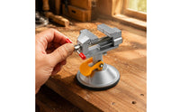 Suction Cup Vise Compact Size 360 Degree Rotating Vise Aluminum Body for DIYers