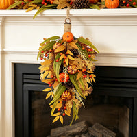 Autumn Pumpkin Berry Hanging Swag Decoration