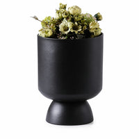 Planter with Pedestal Base Modern Metal Planter Stand Matte for Home Decorators