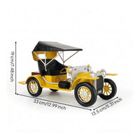 Iron Car Model Retro Ornament Classic for Study Room, Collectors