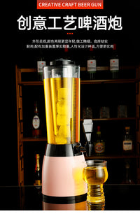 2.5L酒炮炫酷发光扎啤酒炮创意啤酒机酒吧ktv扎啤桶饮料可乐桶