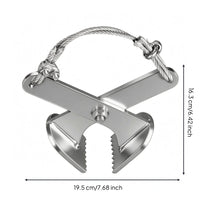 Unwanted Growth Pulling Tool Serrated Clamping Ends Underground Growth Extractor Metal Alloy Clamp-Style Extractor for Orchard