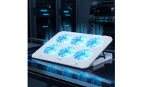 Laptop Cooling Stand with Fans Adjustable Laptop Cooling Stand Stable Notebook Riser for Esports Participants, Desk